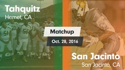 Matchup: Tahquitz  vs. San Jacinto  2016