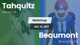 Matchup: Tahquitz  vs. Beaumont  2017