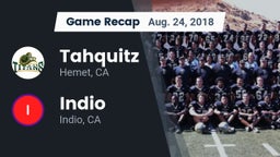 Recap: Tahquitz  vs. Indio  2018