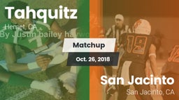 Matchup: Tahquitz  vs. San Jacinto  2018