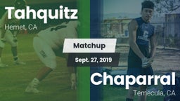 Matchup: Tahquitz  vs. Chaparral  2019