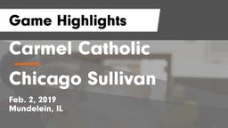 Carmel Catholic  vs Chicago Sullivan Game Highlights - Feb. 2, 2019