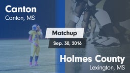 Matchup: Canton  vs. Holmes County 2016