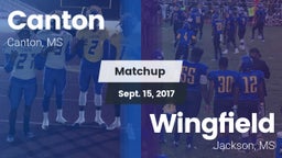 Matchup: Canton  vs. Wingfield  2017