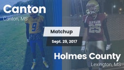 Matchup: Canton  vs. Holmes County 2017