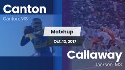 Matchup: Canton  vs. Callaway  2017