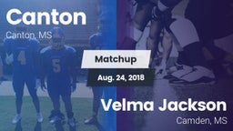 Matchup: Canton  vs. Velma Jackson  2018