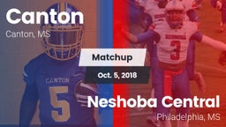 Matchup: Canton  vs. Neshoba Central  2018
