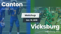 Matchup: Canton  vs. Vicksburg  2018
