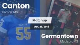 Matchup: Canton  vs. Germantown  2018