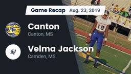 Recap: Canton  vs. Velma Jackson  2019