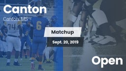 Matchup: Canton  vs. Open 2019