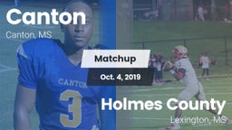 Matchup: Canton  vs. Holmes County 2019