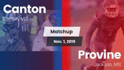 Matchup: Canton  vs. Provine  2019