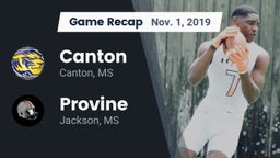 Recap: Canton  vs. Provine  2019