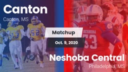 Matchup: Canton  vs. Neshoba Central  2020