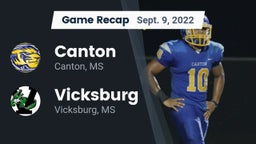 Recap: Canton  vs. Vicksburg  2022