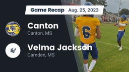 Recap: Canton  vs. Velma Jackson  2023