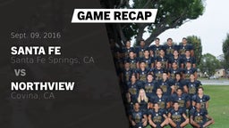 Recap: Santa Fe  vs. Northview  2016