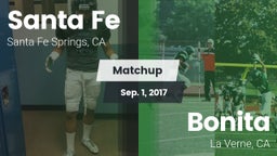 Matchup: Santa Fe  vs. Bonita  2017