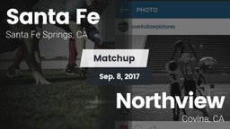 Matchup: Santa Fe  vs. Northview  2017