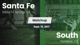 Matchup: Santa Fe  vs. South  2017