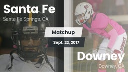 Matchup: Santa Fe  vs. Downey  2017