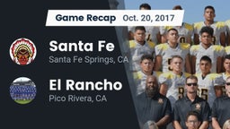 Recap: Santa Fe  vs. El Rancho  2017