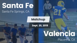 Matchup: Santa Fe  vs. Valencia  2019