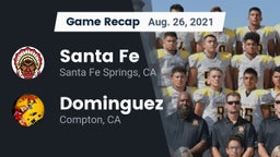Recap: Santa Fe  vs. Dominguez  2021