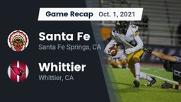 Recap: Santa Fe  vs. Whittier  2021