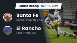 Recap: Santa Fe  vs. El Rancho  2021
