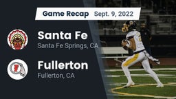 Recap: Santa Fe  vs. Fullerton  2022