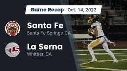 Recap: Santa Fe  vs. La Serna  2022