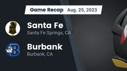 Recap: Santa Fe  vs. Burbank  2023