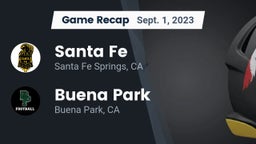 Recap: Santa Fe  vs. Buena Park  2023