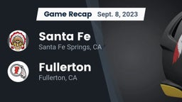 Recap: Santa Fe  vs. Fullerton  2023