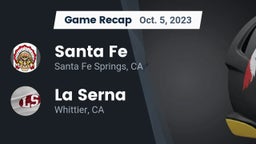 Recap: Santa Fe  vs. La Serna  2023