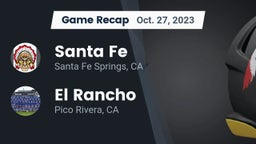 Recap: Santa Fe  vs. El Rancho  2023
