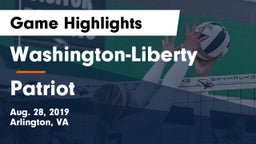 Washington-Liberty  vs Patriot   Game Highlights - Aug. 28, 2019