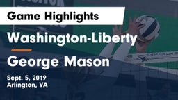 Washington-Liberty  vs George Mason  Game Highlights - Sept. 5, 2019