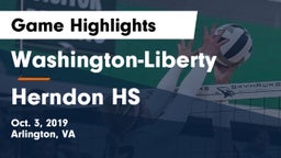 Washington-Liberty  vs Herndon HS Game Highlights - Oct. 3, 2019