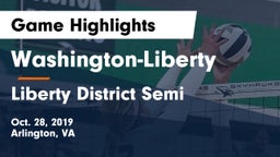 Washington-Liberty  vs Liberty District Semi Game Highlights - Oct. 28, 2019