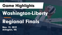 Washington-Liberty  vs Regional Finals Game Highlights - Nov. 12, 2019