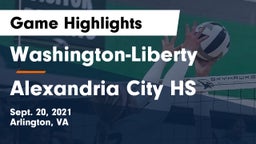 Washington-Liberty  vs Alexandria City HS Game Highlights - Sept. 20, 2021