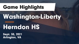 Washington-Liberty  vs Herndon HS Game Highlights - Sept. 30, 2021