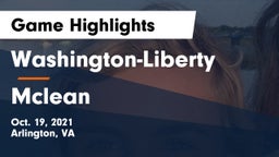 Washington-Liberty  vs Mclean Game Highlights - Oct. 19, 2021