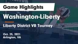 Washington-Liberty  vs Liberty District VB Tourney Game Highlights - Oct. 25, 2021