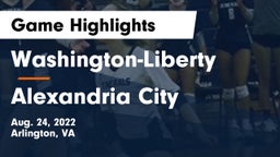 Washington-Liberty  vs Alexandria City  Game Highlights - Aug. 24, 2022