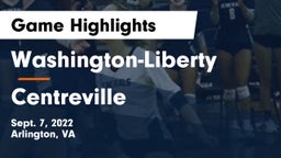 Washington-Liberty  vs Centreville  Game Highlights - Sept. 7, 2022